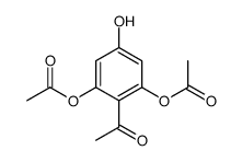 (2-acetyl-3-acetyloxy-5-hydroxyphenyl) acetate Structure