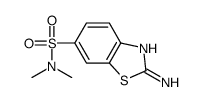 2-Amino-N,N-dimethyl-1,3-benzothiazole-6-sulfonamide Structure