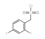 2,4-二氟苄基磺酰氯结构式
