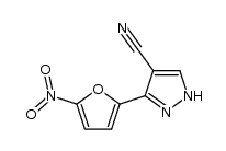 3-(5-nitro-furan-2-yl)-1(2)H-pyrazole-4-carbonitrile Structure