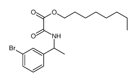 octyl 2-[1-(3-bromophenyl)ethylamino]-2-oxoacetate结构式