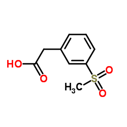 3-甲砜基苯乙酸结构式