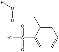 2-Methylbenzenesulfonic acid hydrate Structure