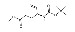 N-Boc-(S)-Vigabatrin methyl ester Structure