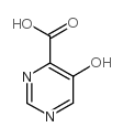 5-羟基嘧啶-4-羧酸结构式