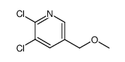 2,3-dichloro-5-(methoxymethyl)pyridine Structure