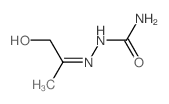 (1-hydroxypropan-2-ylideneamino)urea structure