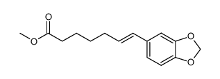 methyl (E)-7-(benzo[d][1,3]dioxol-5-yl)hept-6-enoate Structure
