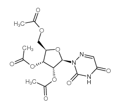 6-氮杂尿苷-2,3,5-三乙酸酯结构式