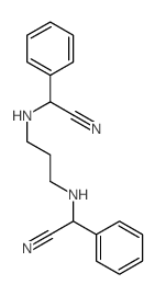 Benzeneacetonitrile, a,a'-(1,3-propanediyldiimino)bis- Structure