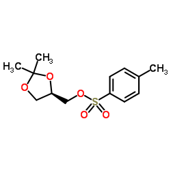 ((R)-2,2-Dimethyl-1,3-dioxolan-4-yl)methyl p-toluenesulfonate Structure