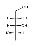 DL-1-deoxy-arabinitol结构式
