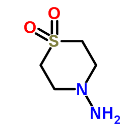 4-Thiomorpholinamine 1,1-dioxide structure