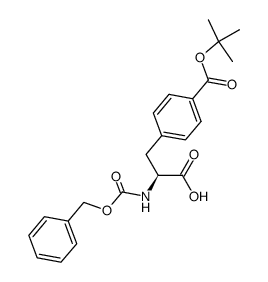 Z-(4-tert-butyloxycarbonyl)-L-phenylalanine Structure
