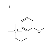 3-(2-methoxyphenyl)propyl-trimethylazanium,iodide Structure