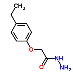 2-(4-乙基苯氧基)乙酰肼结构式