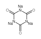 Cyanuric acid trisodium salt Structure