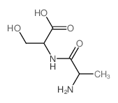 DL-ALANYL-DL-SERINE结构式