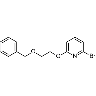 2-(2-(苄氧基)乙氧基)-6-溴吡啶结构式