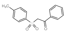 2-(对甲苯磺酰基)苯乙酮结构式