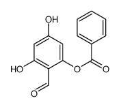 2-(苯甲酰氧基)-4,6-二羟基苯甲醛结构式