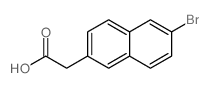 2-(6-Bromonaphthalen-2-yl)acetic acid Structure