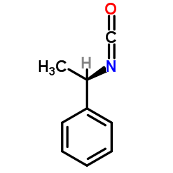 (R)-(+)-α-甲基苄基异氰酸酯结构式