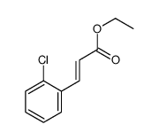 ethyl 3-(2-chlorophenyl)prop-2-enoate结构式