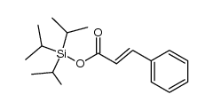 triisopropylsilyl 3-phenylacrylate Structure