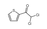 2,2-dichloro-1-(thiophen-2-yl)ethanone结构式