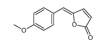 5-[(4-methoxyphenyl)methylidene]furan-2-one Structure