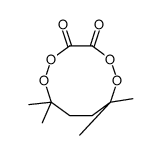 7,7,10,10-tetramethyl-1,2,5,6-tetraoxecane-3,4-dione Structure