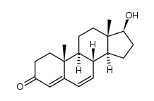 6-Dehydrotesterone结构式