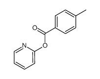 4-methyl-benzoic acid pyridin-2-yl ester结构式