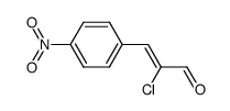 (Z)-2-chloro-3-(4-nitrophenyl)acrylaldehyde Structure