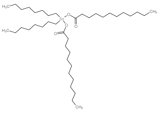 Bis(lauroyloxy)dioctyltin Structure