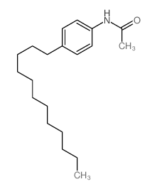 Acetamide,N-(4-dodecylphenyl)- Structure