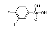 (3,4-difluorophenyl)arsonic acid Structure