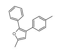 5-methyl-2-phenyl-3-(p-tolyl)furan Structure