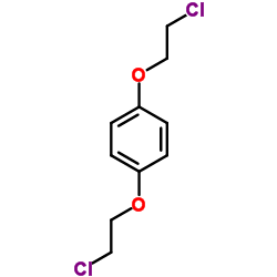 1,4-双(2-氯乙氧基)苯结构式