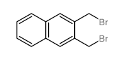 2,3-bis(bromomethyl)naphthalene结构式