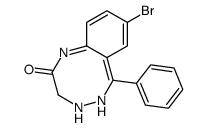 8-bromo-6-phenyl-4,5-dihydro-3H-1,4,5-benzotriazocin-2-one结构式