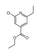 2-ethyl-6-chloro-isonicotinic acid ethyl ester结构式