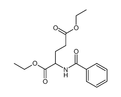 diethyl 2-benzamidopentanedioate Structure