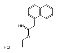 ethyl 1-naphthyliminoacetate hydrochloride Structure