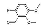 6-氟-2,3-二甲氧基苯甲醛结构式