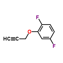 1,4-Difluoro-2-(prop-2-yn-1-yloxy)benzene Structure