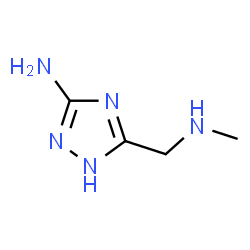 1H-1,2,4-Triazole-3-methanamine, 5-amino-N-methyl- (9CI)结构式
