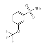3-(三氟甲氧基)苯磺酰胺结构式