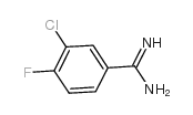 3-chloro-4-fluoro-benzamidine Structure